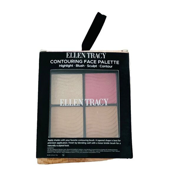 Ellen Tracy Contouring Face Palette Highlight Blush Sculpt Contour - Picture 1 of 2